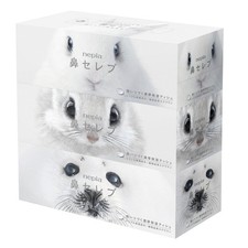 Nepia Nose Celebrity Tissues, 400 Sheets (200 Pairs) X 3 Boxes