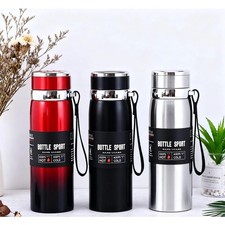 1L Stainless Steel Thermal Water Bottle Insulated Vacuum Flask Hot Cold