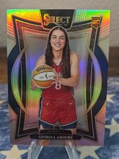 2025 Panini Select WNBA - Concourse Georgia Amoore #96 Silver Prizm (RC) Mystics