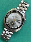 Vintage Seiko Chronograph 6139-8002 Silver Dial Stelux Bracelet Roman Day Mens