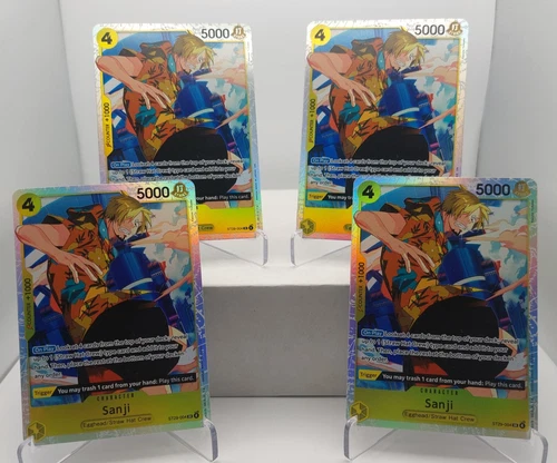 Sanji Playset ST29-004 x4 - Starter Deck 29 Egghead - One Piece TCG - English