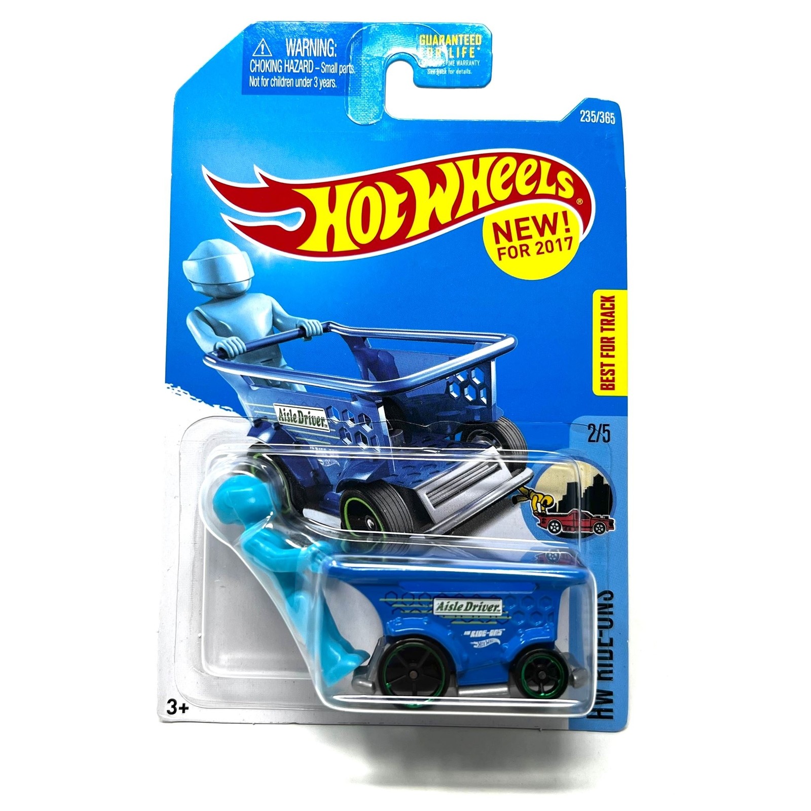 2017 Hot Wheels HW Aisle Driver Blue