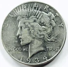 *1934 S PEACE DOLLAR* NR #P2449