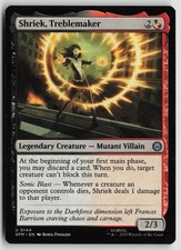 Shriek, Treblemaker Lightly Played 144 Marvel's Spider-Man MTG