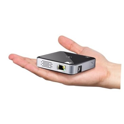  Ultra Mini Portable Projector -1080p HD support LED DLP Rechargeable Black