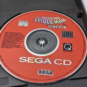 Sega CD Amazing Spider-Man vs The Kingpin Marvel Comics No Manual Untested 