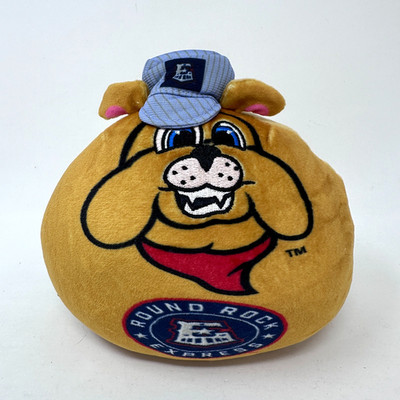 Spike Squishy Pillow Plush Animal Mascot Factory Round Rock Express Bulldog 6''