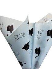 Flower Wrapping Paper Waterproof 20 Sheets Graduation