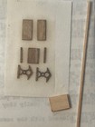 2 Rocking Chairs & 2 birdhouses for dollhouse 1/4" Miniature Carole's Creations — photo 5
