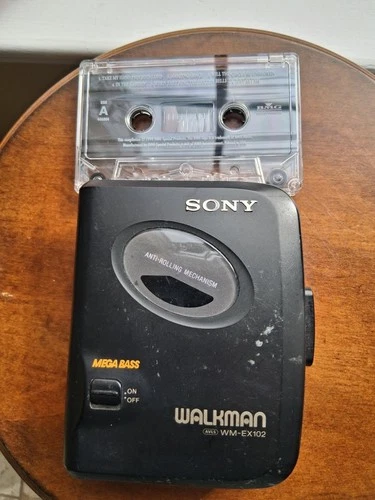 SONY Walkman WM-EX102 Vintage Portable Cassette Tape Player ~ UNTESTED