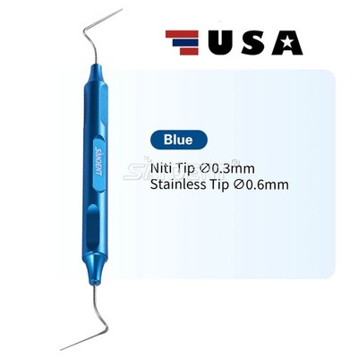 Dental Endo Condenser Gutta Percha Tips NITI Stainless Hand Plugger Blue