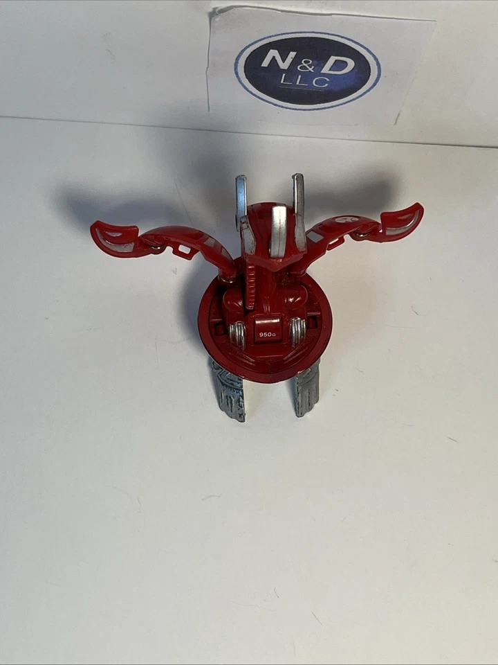 Bakugan Meta Dragonoid Red Pyrus Mechtanium Surge G-Change ADN DIECAST Leer RARO Foto 3 de 4