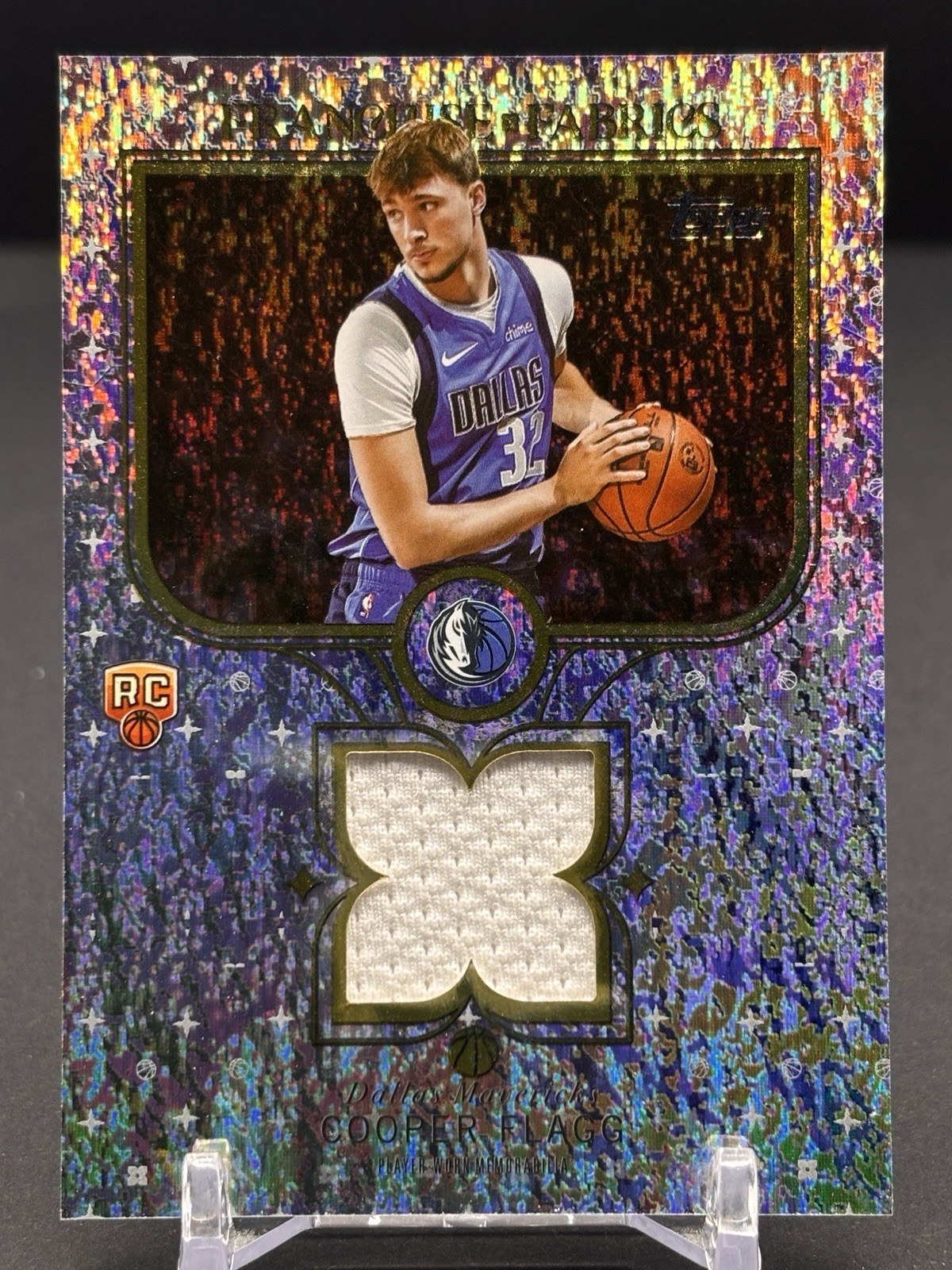 Cooper Flagg 2025 Topps #FF-CF Franchise Fabrics - Holo Foil Price