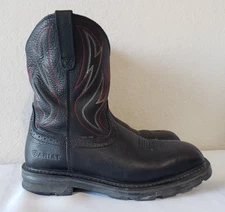 Ariat Work Steel Toe ASTM F2413-18 M/I/C EH Western Cowboy Boots Men's 11.5 EE