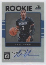 2016 Panini Donruss Optic Rookie Signatures Holo Silver Prizm Kris Dunn Auto 1a3