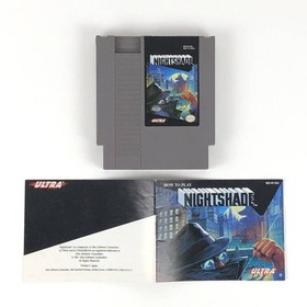 [] North American version Famicom NES Nightshade / Nightshade with box theory,