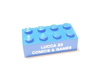 Lego LUCCA 23 COMICS & GAMES 2x4 2023 Promo Brick Rare
