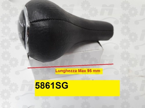 Pomello leva cambio in finta pelle con cornice cromata Ford Focus MK1 1998-2005 - Picture 6 of 11