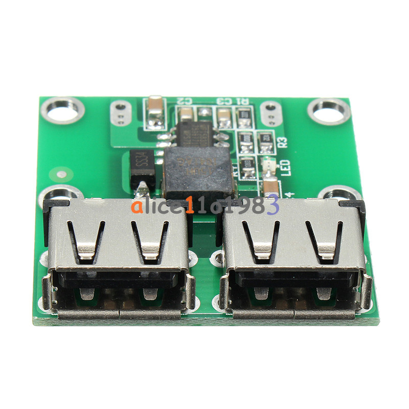 DC-DC Step-Down Konverter 6-24V Auf 5,2V / 3A – Dual USB Lademodul Für Auto & Bastelprojekte