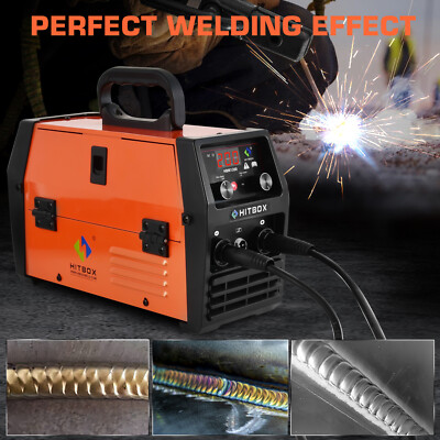 3 IN 1 MIG Schweißgerät 220V 120Amp Gasless MMA ARC TIG IGBT Schweißmaschine DE