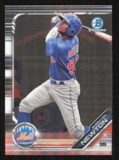 2019 Bowman Chrome SHERVYEN NEWTON Baseball card NEW YORK METS #169