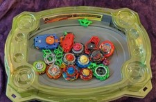 BEYBLADE BURST TURBO ARENA 10 BEYBLADES Cross Collision Battle plus other items