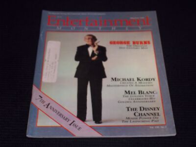 1983 MAY ENTERTAINMENT MONTHLY MAGAZINE - GEORGE BURNS FRONT COVER - H 4697