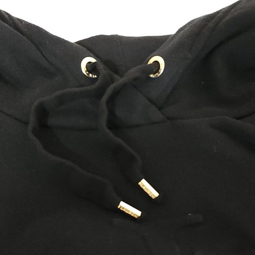 Lauren Ralph Lauren Embossed Logo Hoodie Sweatshirt Black Womens XL Pullover - Imagen 5 de 10