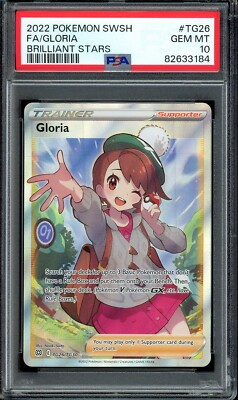 PSA 10 GEM MINT Gloria TG26 Full Art Brilliant Stars 2022 Pokemon