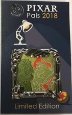  Disneyland Pixar Pals Fest 2018 UP Carl & Russell Annual Passholder LE Pin