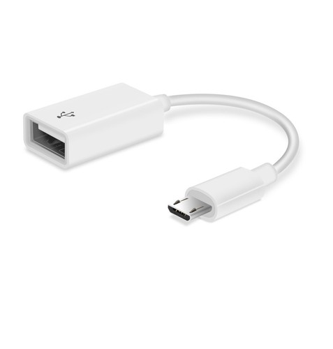 Pack de 2 câbles micro USB noir hôte mâle vers USB femelle adaptateur OTG tablette Android - Photo 2 sur 4