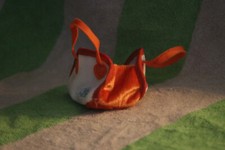 2012 Zhu Zhu Pets Orange   White Carrier Bag