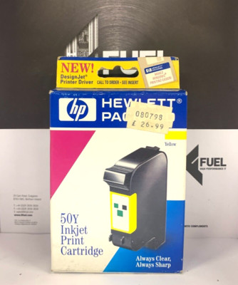 HP Tintenstrahlpatrone - 50Y Gelb