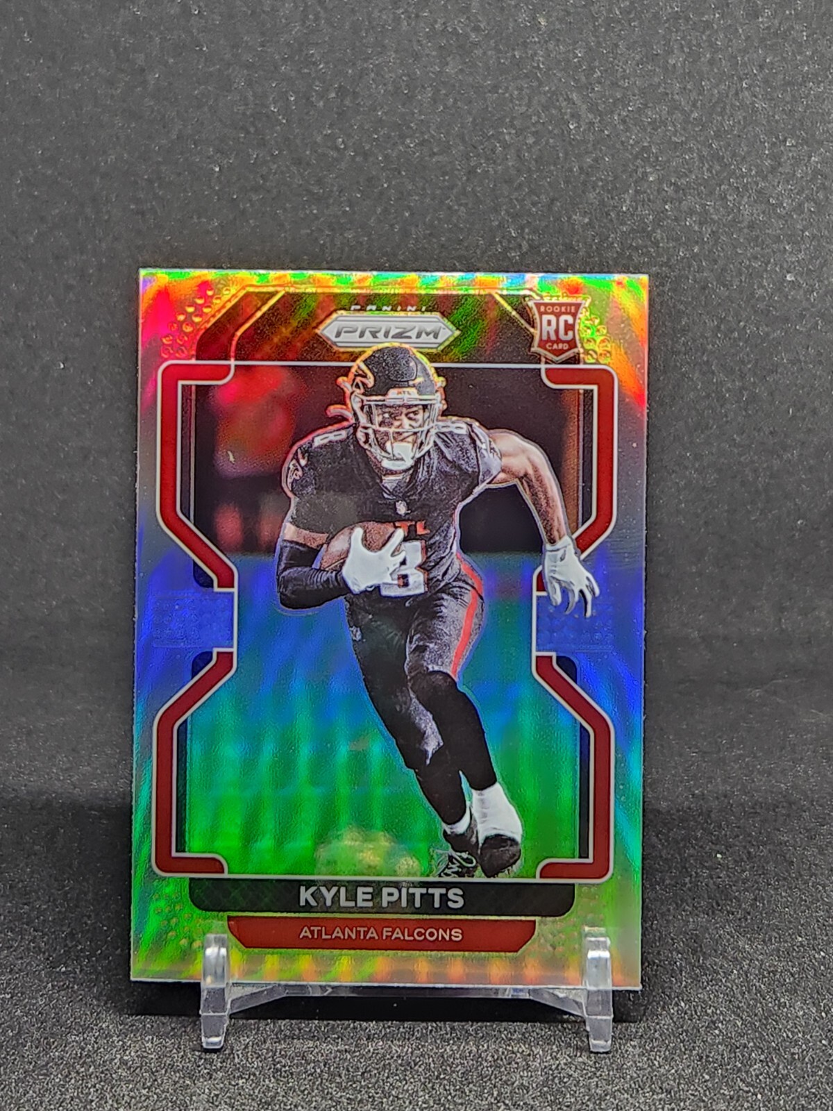 2021 Panini Prizm - #V-341 Kyle Pitts RC - Silver Prizm Variation Rookie Falcons