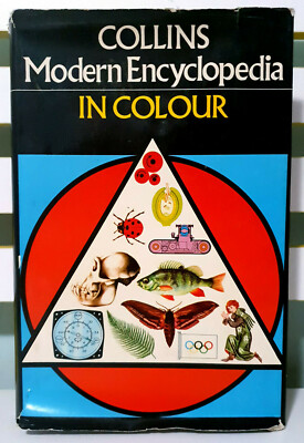Collins Modern Encyclopedia in Colour! 1969 HC / DJ Book!