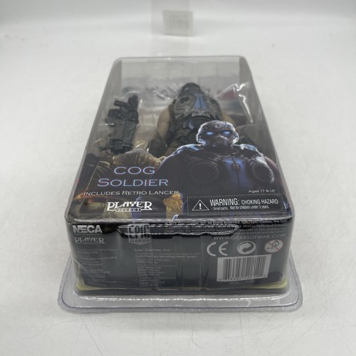 NECA GEARS OF WAR 3 SERIES 3 COG SOLDIER GAMING ACTION FIGURE RETRO LANCER NEW - Picture 4 of 10