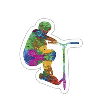 Scooter Graffiti Paint Sticker Decal