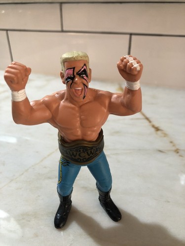 Vintage 1990 WCW Galoob Sting Wrestling Action Fig...