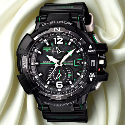 Casio G-Shock GW-A1100-1A3JF Sky Cockpit Solar Radio Men Watch