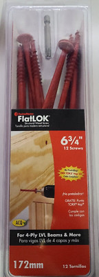 FastenMaster FlatLOK 6-3/4 in. Structural Wood Screw (Single Fastener)