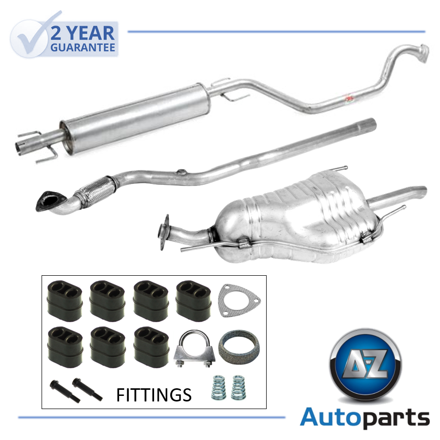 ゅぁϻɑϻ For Vauxhall/Opel - Zafira A 1.6 1999-2005 Complete Exhaust System