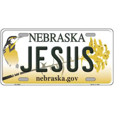 Nebraska Diamond Sign Jesus Nebraska Metal Sign | eBay