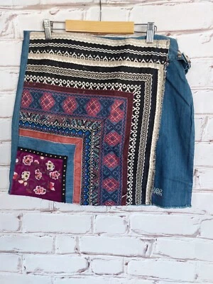 Desigual Damen Rock Skirt Jupe Falda W34 D42  Bundweite 42cm Jeansrock Casual - Bild 1 von 4