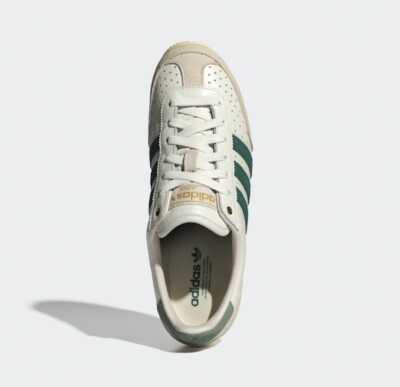 New Adidas Women's Japan Shoes - Off White / Collegiate Green (JI2663)