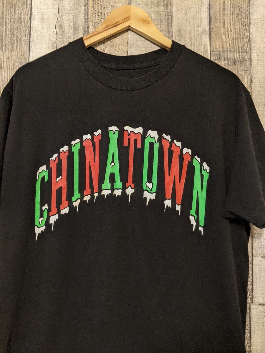 Chinatown Market Black Arc Logo Frost Graphic T Shirt Mens Size