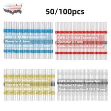 Waterproof Solder Seal Sleeve Heat Shrink Wire Connectors Terminal 50/100x kits