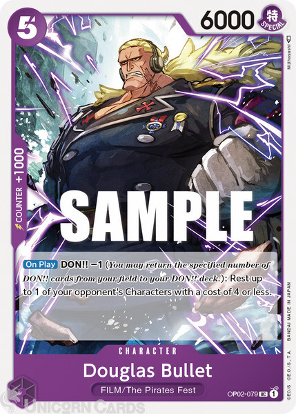 OP02-079 Douglas Bullet Uncommon One Piece TCG Card