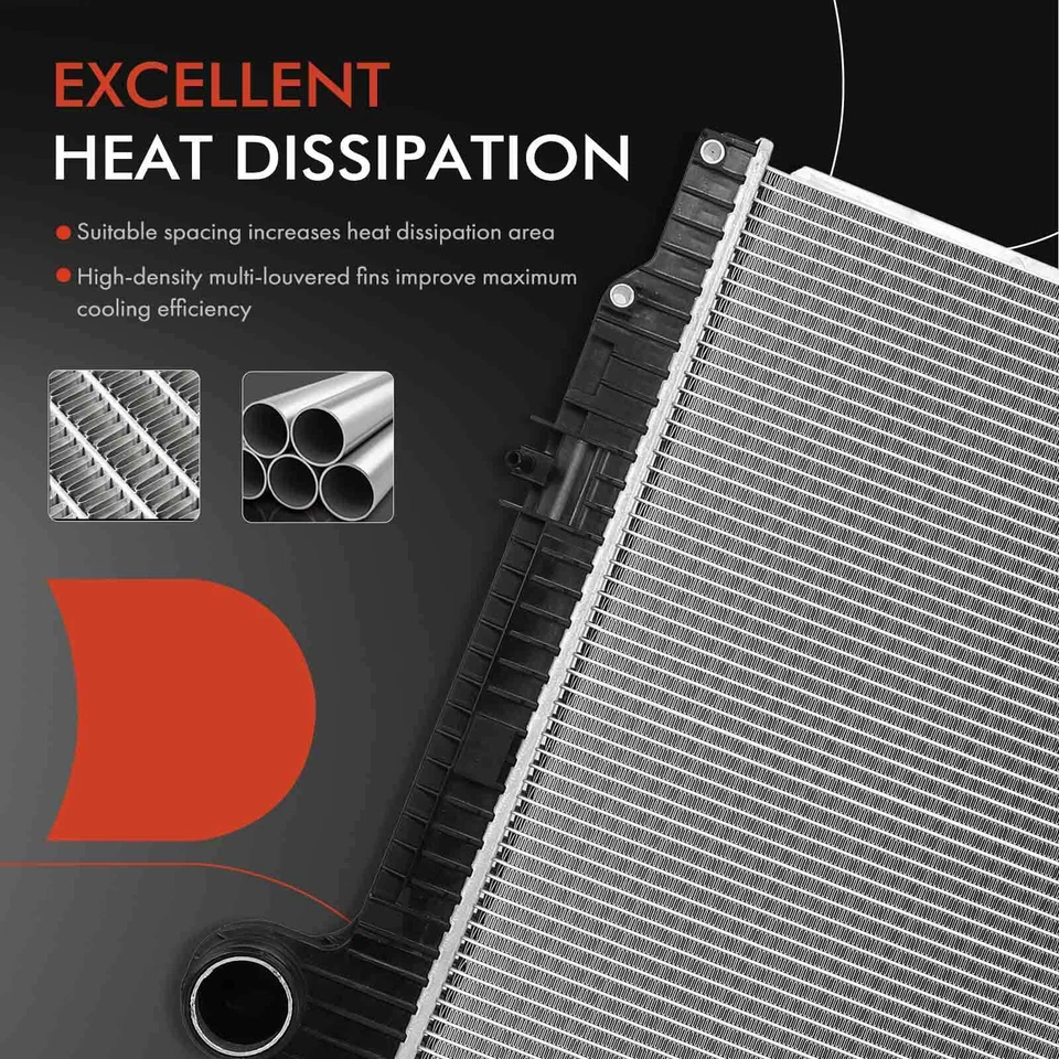 Radiador sin enfriador de aceite para Peterbilt 320 Kenworth T660 2008 2009 2010-2015 Foto 4 de 4