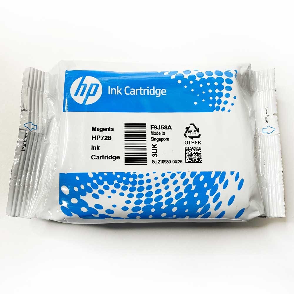 HP 728 Magenta DesignJet Ink Cartridge F9J58A - Brand New