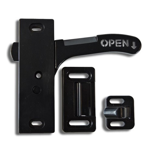 Right Hand RV Screen Door Handle Latch E285 Camper Motorhome Travel Trailer - Foto 2 di 3